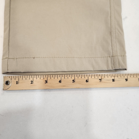 UB TECH Mens Pants Classic Fit Cream Nylon Hiking Golf Mens 38x32 (Actual 38x31) - Picture 13 of 14
